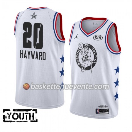 Maillot Basket Boston Celtics Gordon Hayward 20 2019 All-Star Jordan Brand Blanc Swingman - Enfant